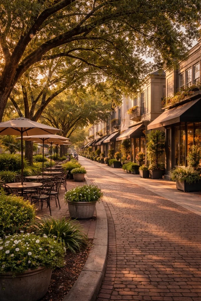 ark Avenue shopping and dining district in Winter Park Florida