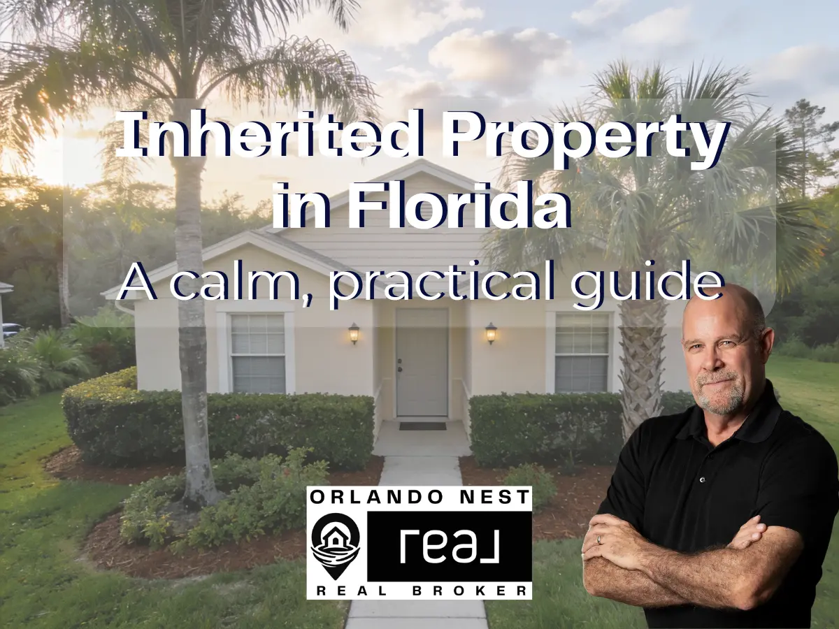 Inherited property in Florida shown as a well-maintained Central Florida home during probate