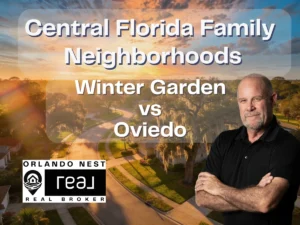 Family neighborhood in Central Florida — comparing Winter Garden and Oviedo for relocating families