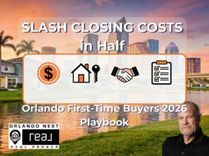 rlando first time home buyer closing costs infographic 2026 – lender credits, DPA programs, seller concessions