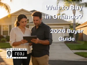 Couple considering buying a home in Orlando 2026 housing market