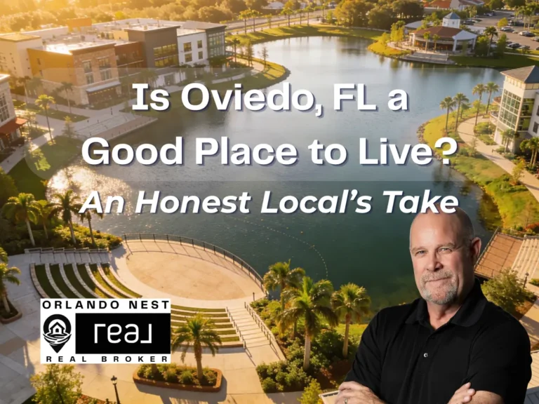 image showing Oviedo on the Park lakefront, representing the downtown area of Oviedo, FL